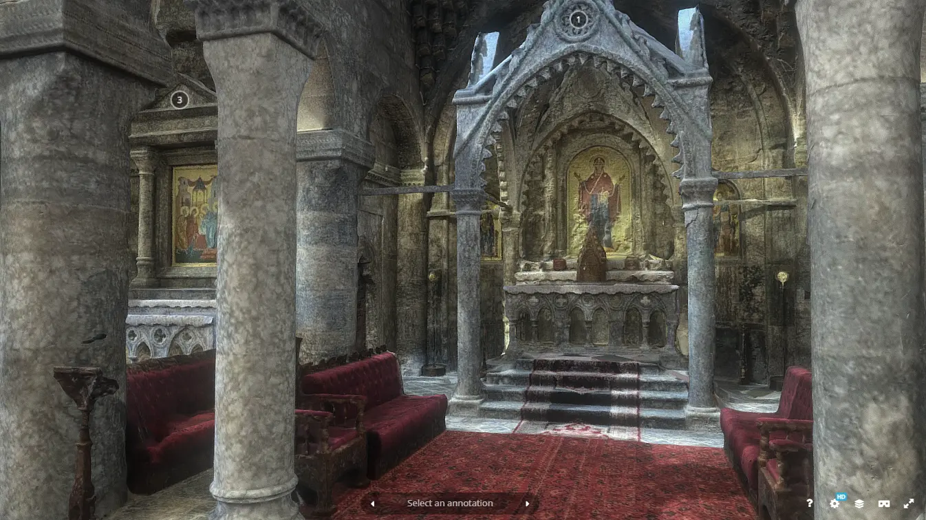 3D model of a church