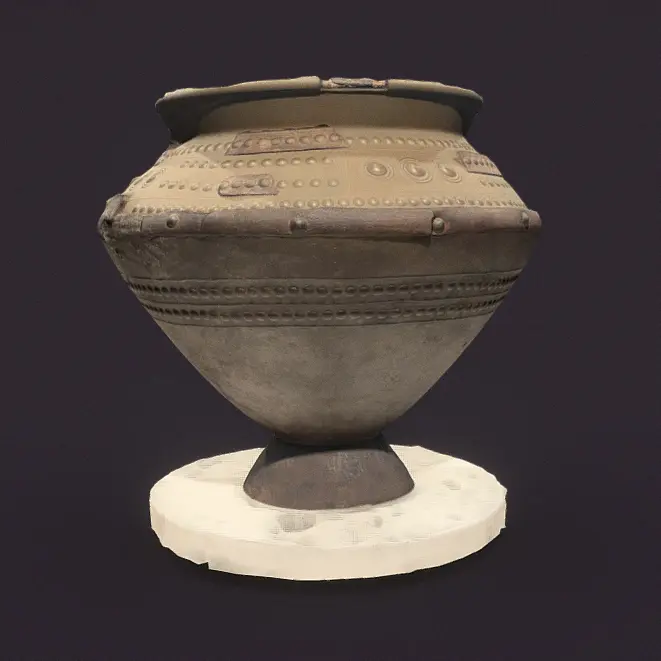 3D model of a heritage vase